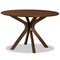 Baxton Studio Norah Modern and Contemporary Grey Fabric and Walnut Brown Finished Wood 7-Piece Dining Set 177-10547-10893-Zoro - alternate 6